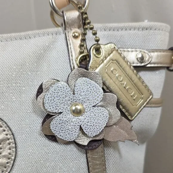 Coach Julia Op Art “C” Shoulder Bag and Wallet - Picture 5 of 16